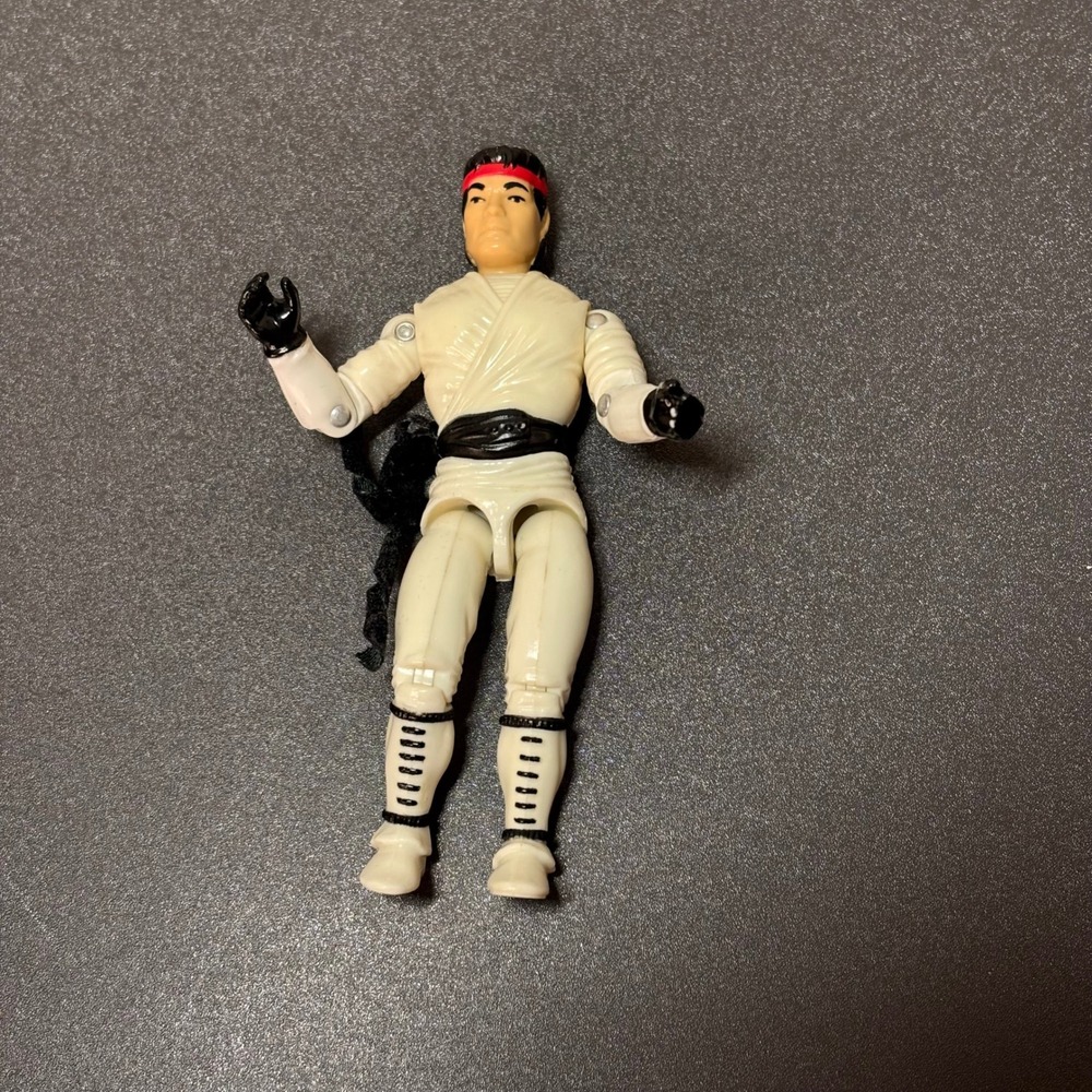 Hasbro G.I. Joe Storm Shadow Action Figure 3.75" White Good Vintage 1991 Ninja